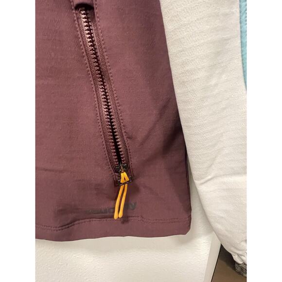 Saucony Jacket Women’s‎ Medium Colorblock Teal Gray White Lightweight - Picture 3 of 9